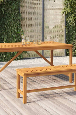 vidaXL 362237 - Banc de jardin 110 cm bois massif d'acacia