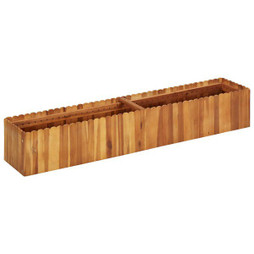 vidaXL 45919 - Lit surélevé de jardin 150x30x25 cm Bois massif dacacia