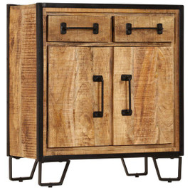 vidaXL 247342 - Buffet 65x30x70 cm Bois de manguier massif