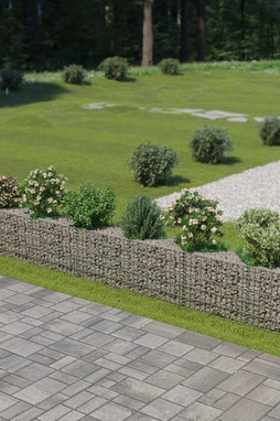vidaXL 143572 - Mur de gabion Acier galvanisé 450x30x50 cm