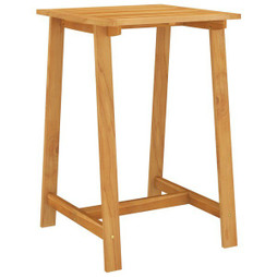 vidaXL 312408 - Table de bar de jardin 70x70x104 cm Bois dacacia massif