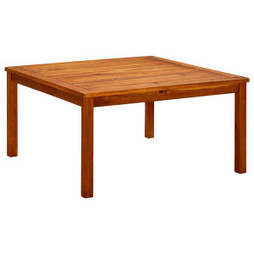 vidaXL 316396 - Table basse de jardin 85x85x45 cm Bois solide dacacia