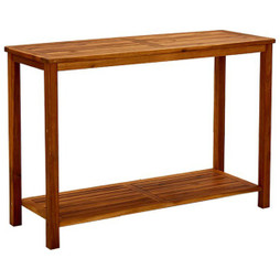 vidaXL 316406 - Table console de jardin 110x40x75 cm Bois dacacia solide