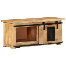 vidaXL 321570 - Meuble TV 90x35x40 cm Bois massif de manguier
