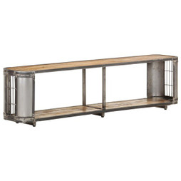 vidaXL 321958 - Meuble TV 150x30x40 cm Bois massif de manguier