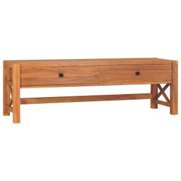 vidaXL 325267 - Meuble TV 140x40x45 cm Bois de teck