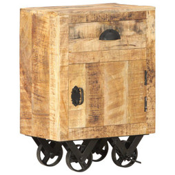 vidaXL 286412 - Table de chevet 40x30x57 cm bois de manguier solide