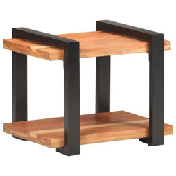 vidaXL 320492 - Table de chevet 50x40x40 cm Bois dacacia massif