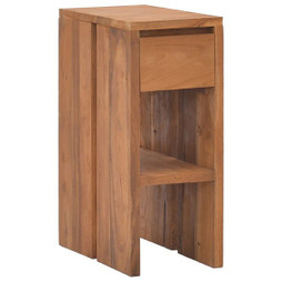 vidaXL 326122 - Table de chevet 20x35x50 cm Bois de teck solide