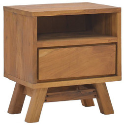 vidaXL 326120 - Table de chevet 40x30x45 cm Bois de teck solide