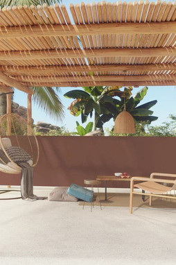 vidaXL 317951 - Auvent latéral rétractable de patio 117x600 cm Marron
