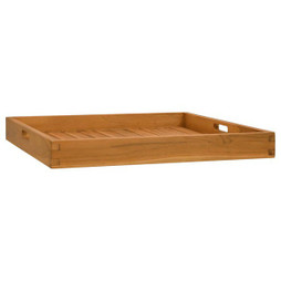 vidaXL 315458 - Serving Tray 60x60 cm Solid Teak Wood