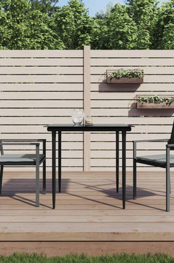 vidaXL 364097 - Chaises de jardin et coussins lot de 2 noir 54x62,5x89 cm rotin