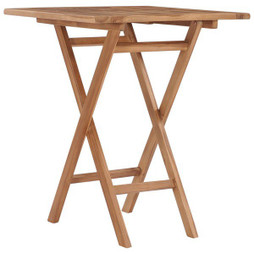vidaXL 48994 - Table pliable de jardin 60x60x75 cm Bois de teck solide