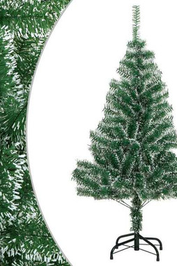 vidaXL 357773 - Sapin de Noël artificiel avec neige floquée vert 150 cm