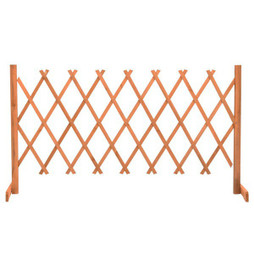 vidaXL 314826 - Garden Trellis Fence 150x80 cm Solid Firwood