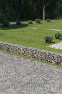 vidaXL 143583 - Mur à gabion avec couvercles Acier galvanisé 600x30x50 cm