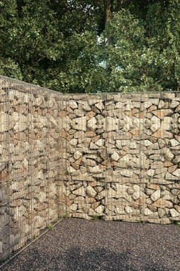 vidaXL 145090 - Mur en gabion avec couvercle Acier galvanisé 300 x 50 x 200 cm