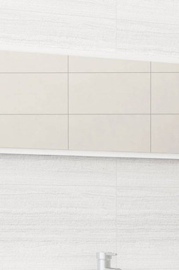 vidaXL 804622 - Miroir de salle de bain 90x1,5x37 cm Aggloméré