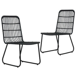 vidaXL 48584 - Chaises de jardin lot de 2 Résine tressée