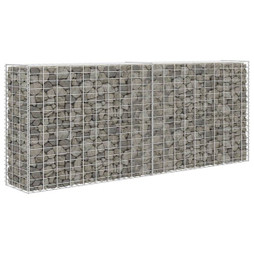 vidaXL 142359 - Panier de gabion Acier inoxydable 85x30x200 cm