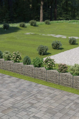 vidaXL 143574 - Mur de gabion Acier galvanisé 630x30x50 cm