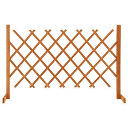 vidaXL 314824 - Garden Trellis Fence 120x90 cm Solid Firwood