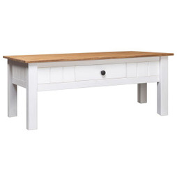 vidaXL 282684 - Table basse 100x60x45 cm Pin massif Assortiment Panama