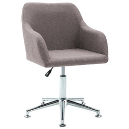 vidaXL 278514 - Chaise pivotante de bureau Tissu