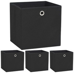 vidaXL 245745 - Boîte de rangement 4 pcs Tissu non-tissé 32x32x32 cm