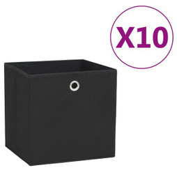 vidaXL 325189 - Boîtes de rangement 10 pcs Tissu intissé 28x28x28 cm