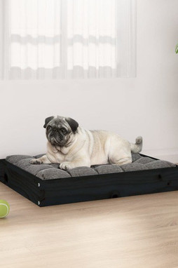 vidaXL 820855 - Lit pour chien 61,5x49x9 cm Bois de pin solide
