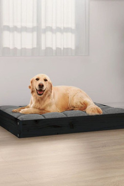 vidaXL 820860 - Lit pour chien 71,5x54x9 cm Bois de pin solide