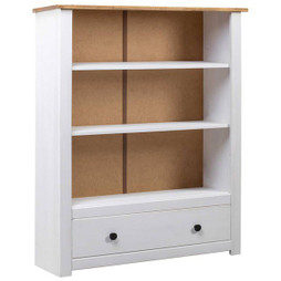 vidaXL 282669 - Bibliothèque 80x35x110 cm Pin massif Assortiment Panama