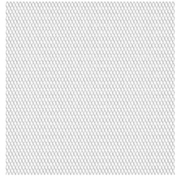 vidaXL 142284 - Panneau de grillage de jardin Acier inox 50x50 cm 45x20x4 mm