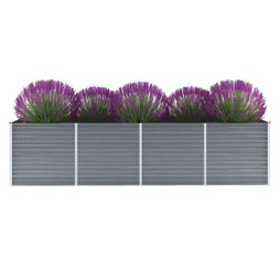 vidaXL 44844 - Lit surélevé de jardin Acier galvanisé 320x80x77 cm