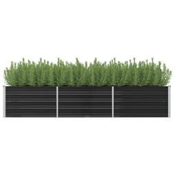 vidaXL 45727 - Lit surélevé de jardin 240x80x45 cm Acier galvanisé