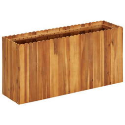 vidaXL 45924 - Lit surélevé de jardin 100x30x50 cm Bois massif dacacia