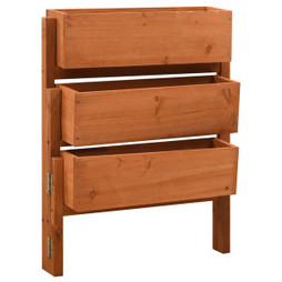 vidaXL 314840 - Garden Folding Planter 60x14x75 cm Solid Firwood