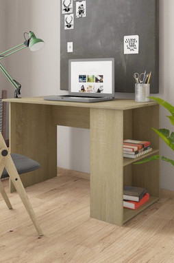 vidaXL 800579 - Bureau Chêne sonoma 110x60x73 cm Aggloméré