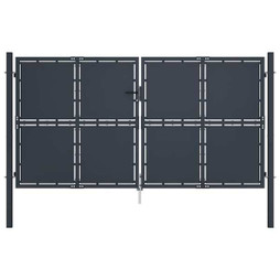 vidaXL 144528 - Portail de jardin Acier 300 x 200 cm