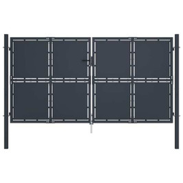 vidaXL 144528 - Portail de jardin Acier 300 x 200 cm