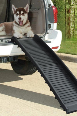 vidaXL 170987 - Rampe de voiture pliable pour chiens 155,5x40x15,5 cm