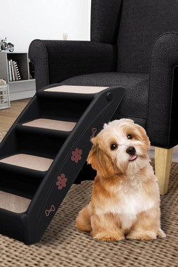 vidaXL 170985 - Escaliers pliables pour chiens 62x40x49,5 cm