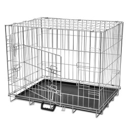 vidaXL 170217 - Cage métallique et pliable pour chiens L