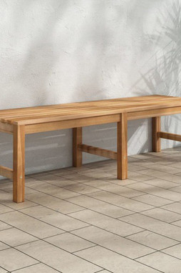 vidaXL 316627 - Banc de jardin 150 cm bois de teck massif