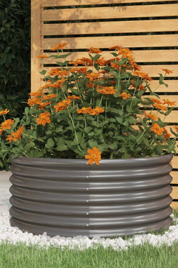 vidaXL 318854 - Jardinière de jardin Acier enduit de poudre 80x80x36 cm