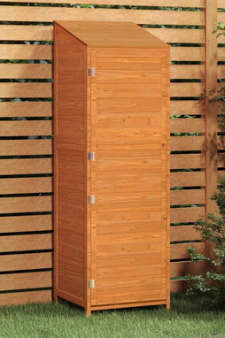 vidaXL 152189 - Remise de jardin Marron 55x52x174,5 cm Bois de sapin solide