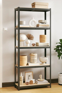 vidaXL 152858 - 5-Layer Storage Shelf Steel&Engineered Wood