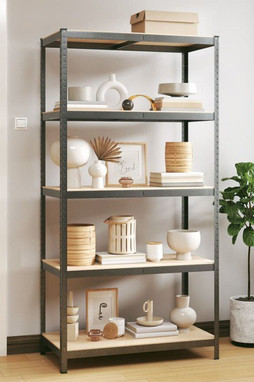 vidaXL 152879 - 5-Layer Heavy-duty Shelf Steel&Engineered Wood